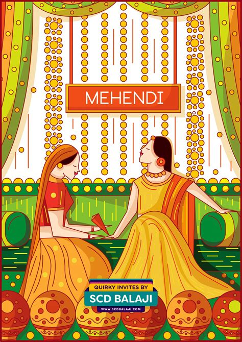 Online printing invitation card printing invitation card design templates. Contemporary Indian Wedding Suite 2 - Mehendi Invite ...
