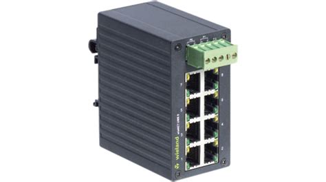 8304000010 Wieland Switch Ethernet Prises Rj45 8 100mbps Non