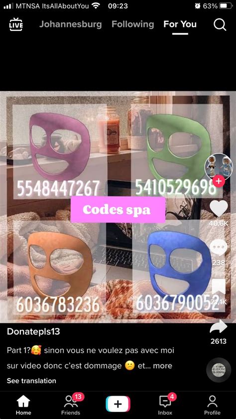 Pin By Jessica Schmidt On Roblox Hadley Spa Masks Skin Care Mask