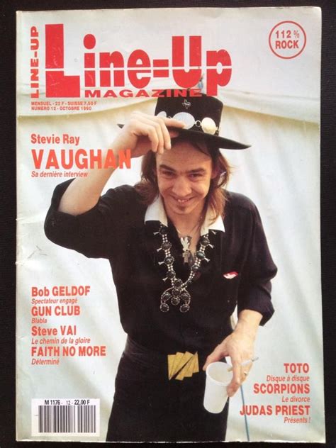 1990 Magazine Stevie Ray Stevie Ray Vaughan Stevie Ray Vaughn