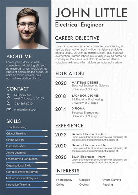Download the electrician resume template compatible with google docs and word online or see. Free Electrical Engineer Fresher Resume | Job resume ...