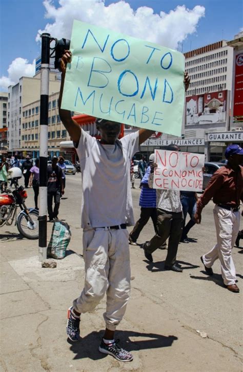 Zimbabwe Police Fire Tear Gas At Bank Note Protest This Is Money