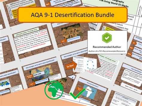 Aqa Gcse 9 1 Hot Deserts Desertification Bundle Teaching Resources