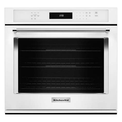 Kitchenaid 30 In Single Electric Wall Oven Self Cleaning With