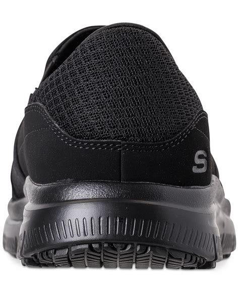 Skechers Mens Work Relaxed Fit Flex Advantage Mcallen Sr Slip