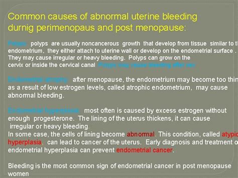 Exhausted from regular surgeries th. Is Bleeding The First Sign Of Endometrial Cancer : Womb ...