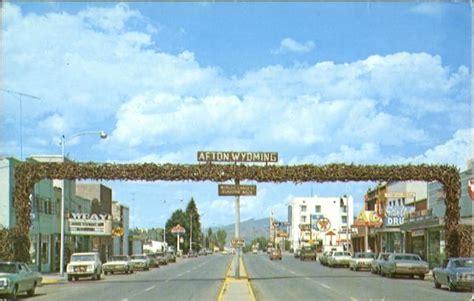 Elk Horn Arch Washington Street Afton Wy