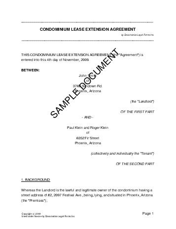 Welcome to a lease agreement form / rental agreement which covers all of the important issues in clear, concise language that all parties can understand. Lease Extension Agreement (South Africa) - Legal Templates - Agreements, Contracts and Forms