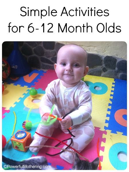 Simple Activities For 6 12 Month Olds