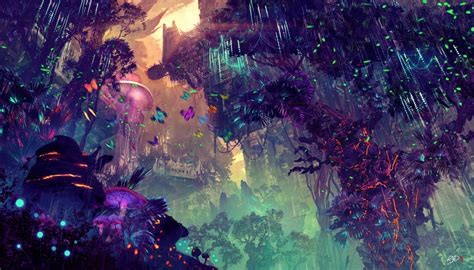 Colorful Fantasy City Hd Artist 4k Wallpapers Images
