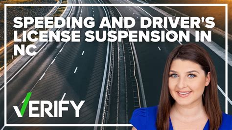 Verify North Carolina Laws For Speeding And License Suspensions