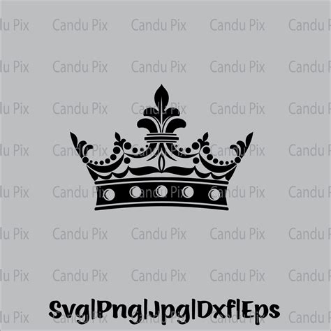 Crown Svg Queen Crown Svg King Crown Svg Png Eps  Dxf Svg Files