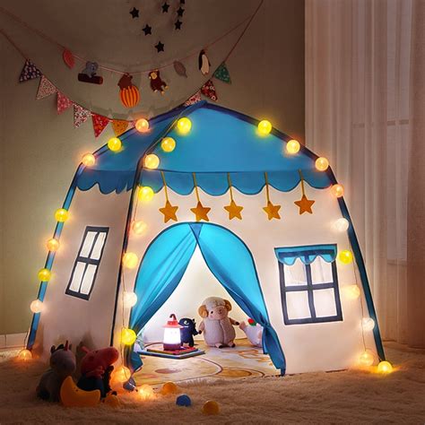 Topcobe Kids Play Tent For Girls Boys Indoor Outdoor Princess Castle