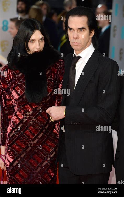 Nick Cave And Wife Susie Bick Attending The Ee British Academy Film Awards 2015 Held At The