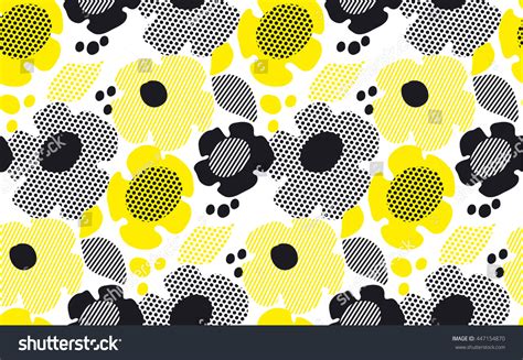 Flowers make the world a more beautiful place. Abstract Geometry Summer Floral Seamless Pattern Stock ...