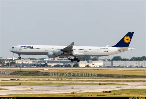 D Aihu Lufthansa Airbus A340 600 At Chicago O Hare Intl Photo Id