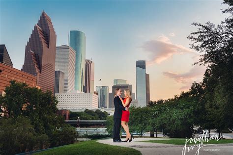 Downtown Houston Engagement Photos Grant And Lauren Jonathan Ivy