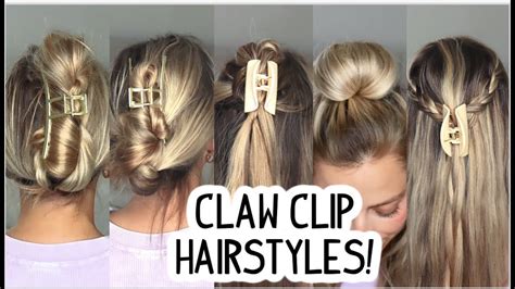 Top Image Claw Clip Hairstyles For Long Hair Thptnganamst Edu Vn