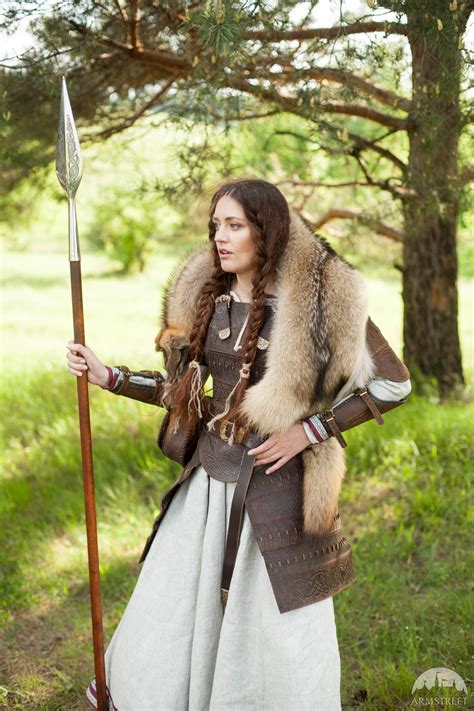 Leather Womens Armor Shieldmaiden In 2022 Viking Clothing