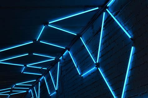 Lamp Neon Glow Ceiling Hd Wallpaper Peakpx