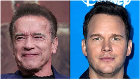 arnold schwarzenegger dishes on doing a movie with son in law chris pratt huffpost