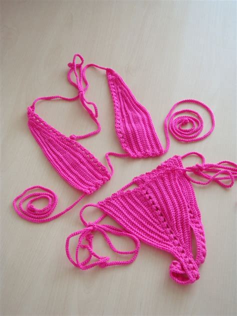 extreme sexy micro g string bikini crochet sexy sheer thong etsy the best porn website