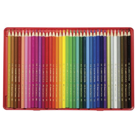 Faber Castell Classic Colour Pencils 115886 Tin Of 36