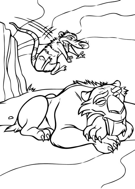 Ice Age Coloring Pages For Kids The Ice Age Kids Coloring Pages