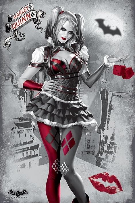 Batman Arkham Knight Harley Quinn Póster Lámina Compra En Posterses