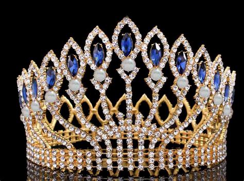 Natural Certified Diamond Ct Solid Gold Tiara Crown Jewelsqueen Tiara Crown Diamondcrown