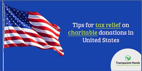 Tips For Tax Relief On Charitable Donations In United States