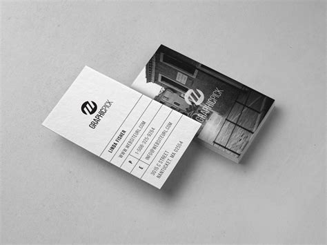 Clean Minimal Photo Business Card Graphic Pick