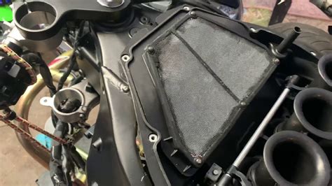 Yamaha R1 R1m R1s Stock Air Filter Mod Or Any Stock Air Filter Youtube