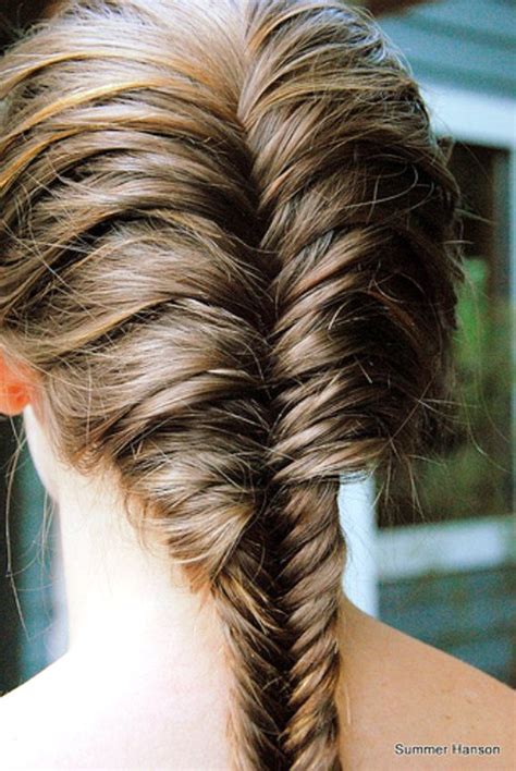 Pictures Of Beautiful French Fishtail Braid For Long Hair