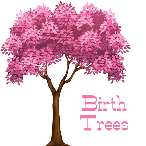 Birth Trees Flowery Birth Zodiac Trees Events Home Decor Decals