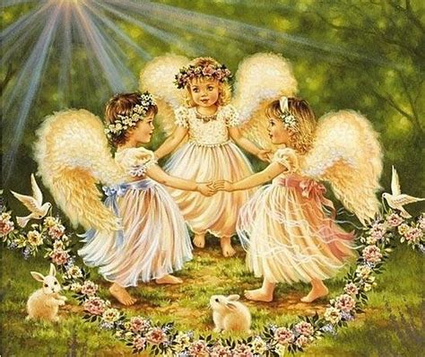 Free Download Dance With The Angels Little Girl Garden Danse