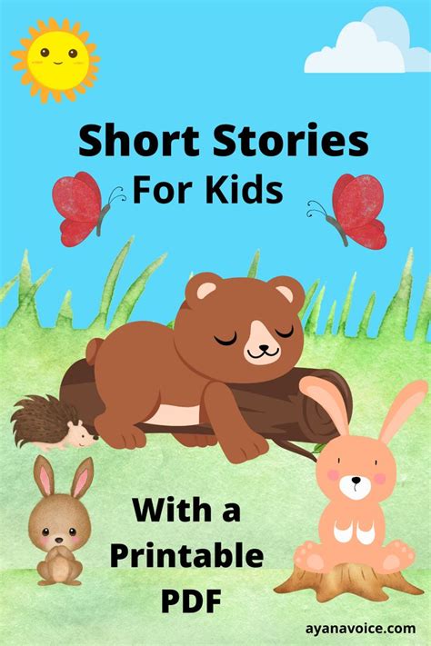 Short Funny Stories For Kids Stories Bout Animals And Friendship
