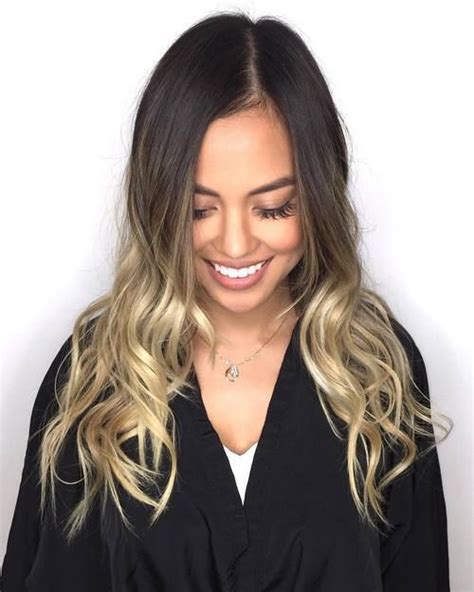 Brown To Blonde Ombre Ash Blonde Ombre Hair Silver Ombre Hair Blond