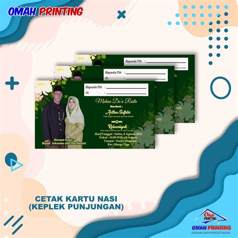 Jual KARTU UNDANGAN PUNJUNGAN KEPLEK PUNJUNGAN NASI Shopee Indonesia