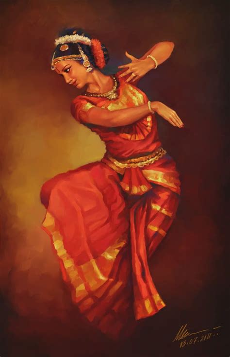 Indian Dancing Painting