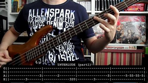 Scorpions Big City Nights Bass Cover W Tabs Youtube