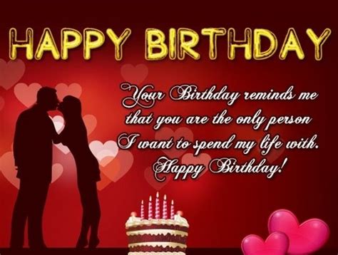 Romantic Birthday Wishes For Lover Happy Birthday My Love For Him