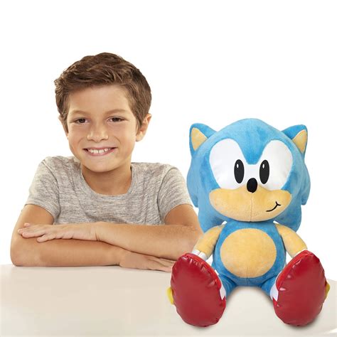 Sonic The Hedgehog Sonic Jumbo Plush 18 Inches Tall Buy Online In