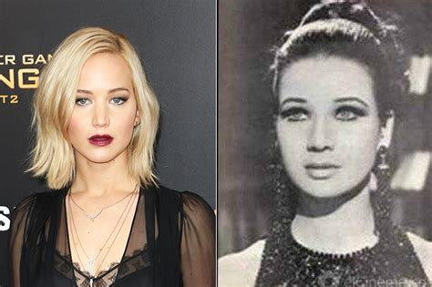 Jennifer lawrence and egyptian actress zubaida tharwat not only do these two look like twin sisters…but they both went into the same profession, acting. 23 Celebs Who Look Freakishly Similar To Historical Figures