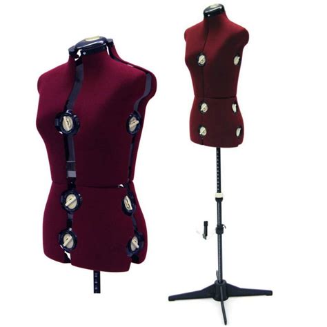 Buy Adult Female Dress Form Mannequin 12 Dial Adjustable Fabric Torso