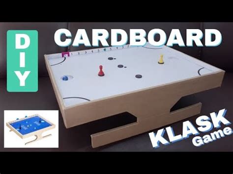 How To Make A DIY Klask Game Made Of Cardboard YouTube