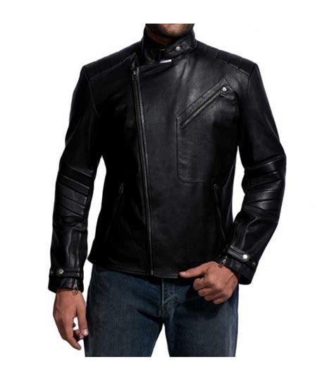 David Beckham Motorcycle Leather Jacket