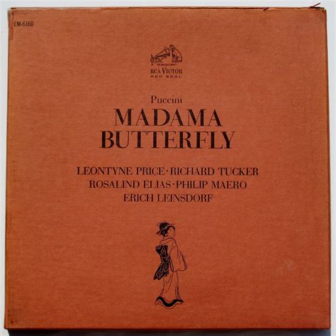 Madama Butterfly Anna Moffo Giacomo Puccini Amazones Música