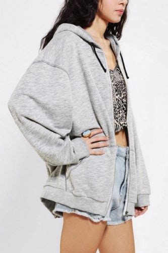Double ended antique silver zip. Urban-Outfitters-BDG-Womens-Oversized-Zip-Up-Hoodie ...