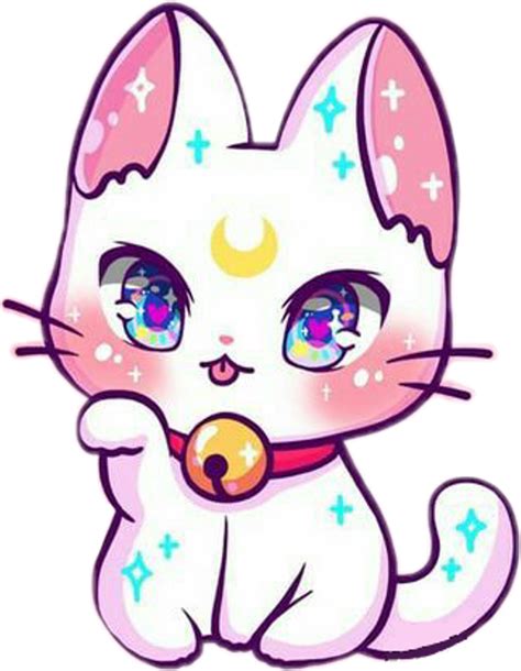 Cute Sticker Chibi Luna And Artemis Clipart Full Size Clipart